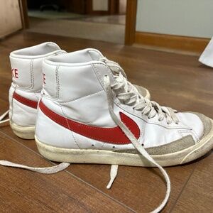 Red Nike Blazers